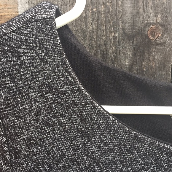 Loft gray dress with side ruching - Picture 6 of 6